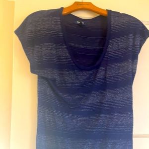 Old Navy shimmery blue top